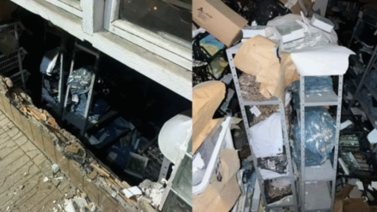 Loja Rock It é atingida em colisão e interrompe atendimentos em Tubarão