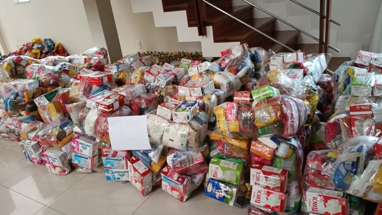 arrecadação de alimentos em Tubarão