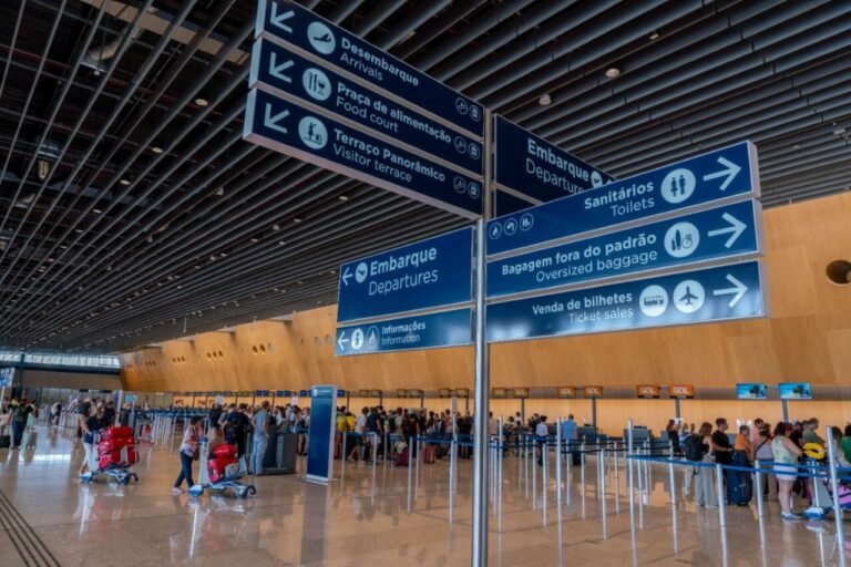 passageiros internacionais em Santa Catarina