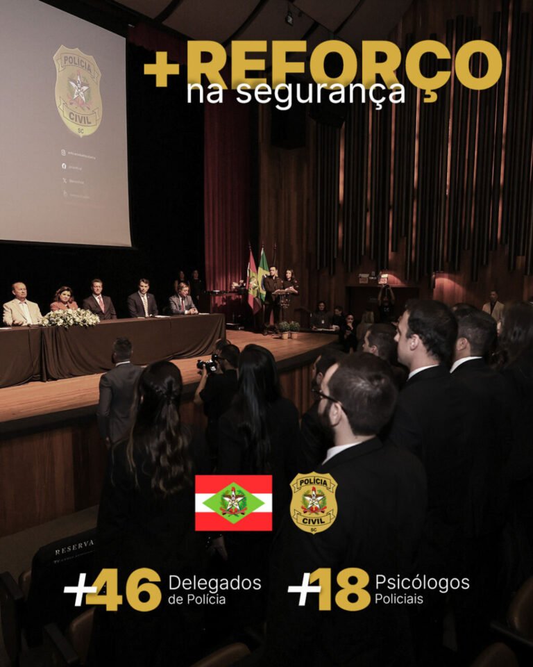 nomeação de 46 delegados e 18 psicólogos policiais