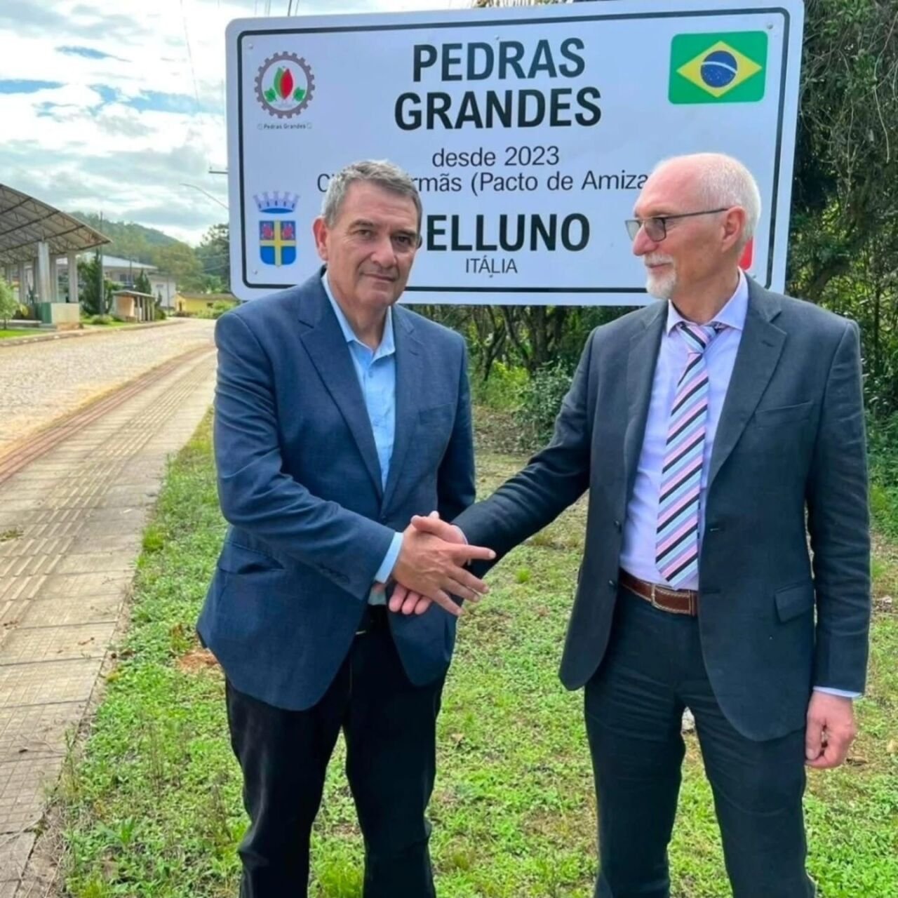 Pedras Grandes oficializa fim do pacto de amizade com Belluno