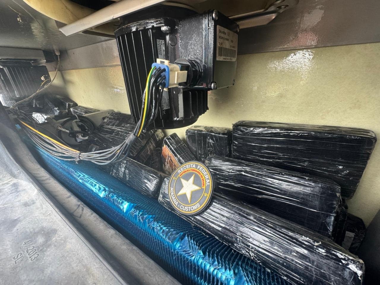 apreensão de cocaína em Itajaí