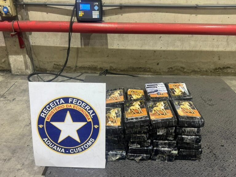 apreensão de cocaína em Itajaí