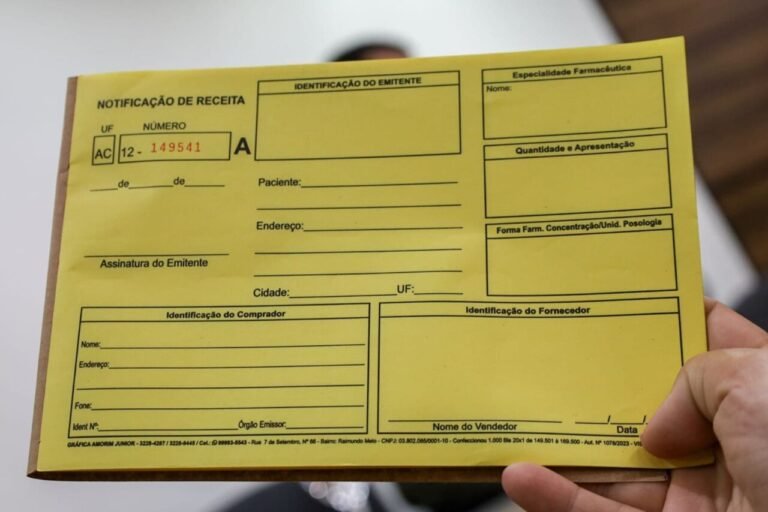 Anvisa aprova emissão eletrônica das receitas amarela e azul; mudança entra em vigor após publicação no Diário Oficial