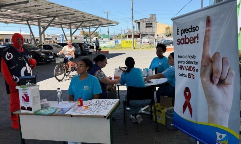 Arroio do Silva intensifica ação de testagem rápida para HIV/AIDS e outras ISTs nas unidades de saúde e em pontos itinerantes