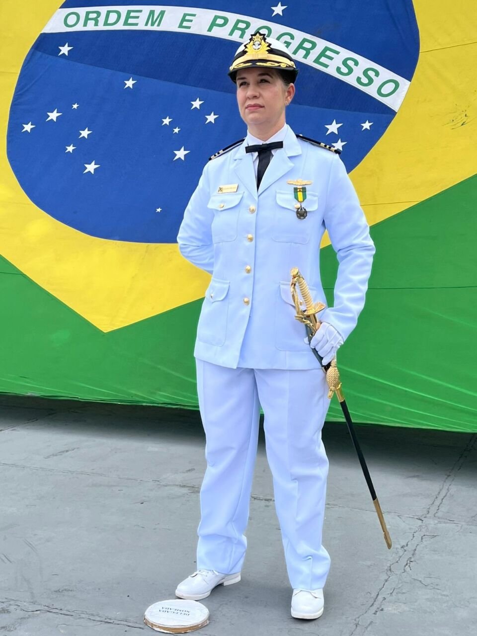 primeira mulher no comando da Capitania de Laguna 