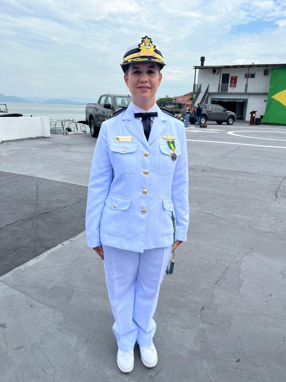 primeira mulher no comando da Capitania de Laguna 