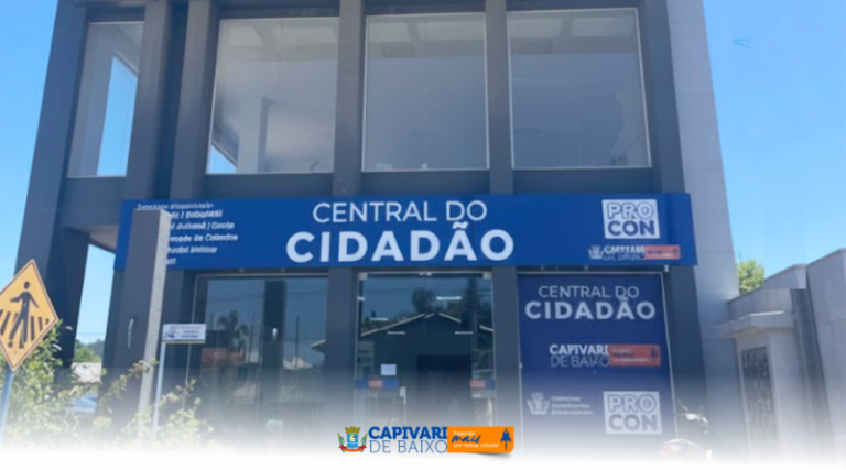 atendimentos Central do Cidadão Capivari