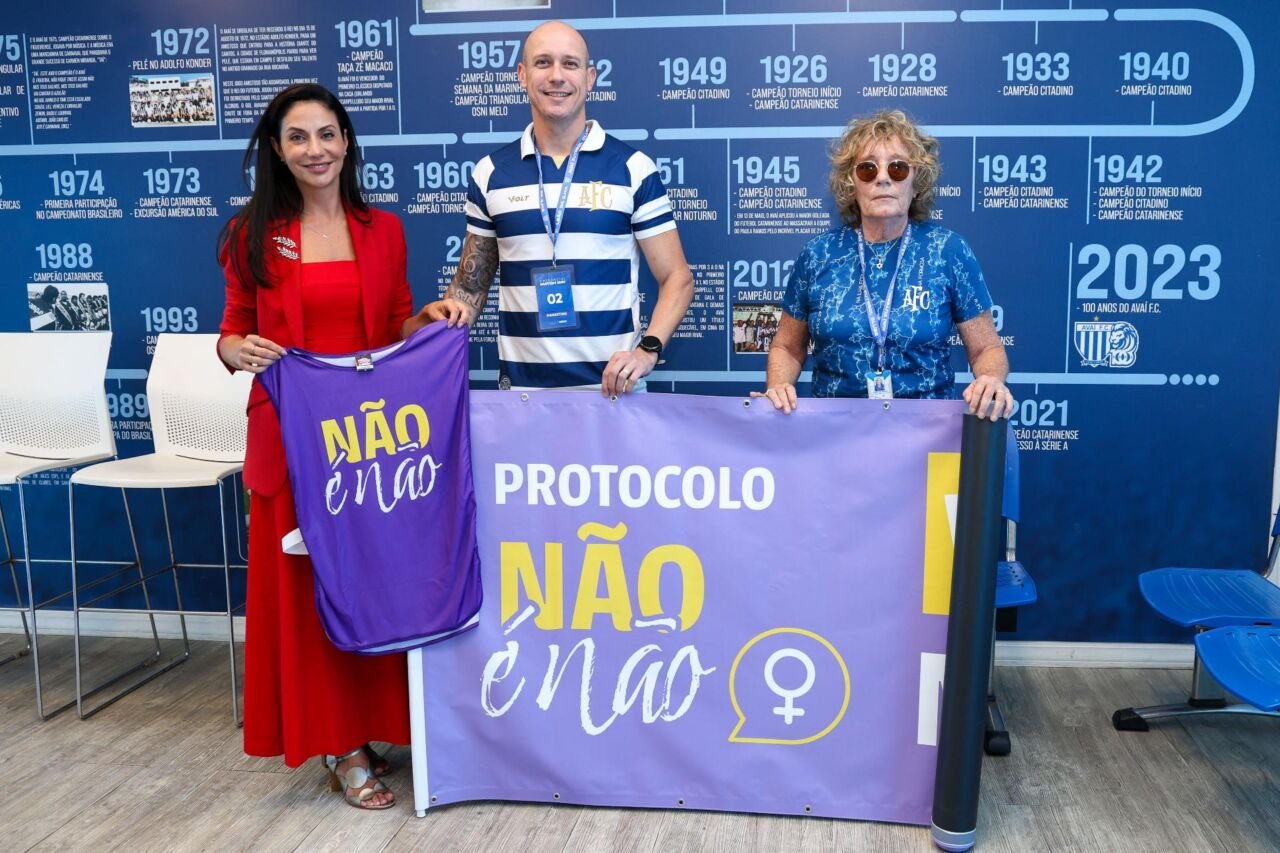 Protocolo “Não é não” estreia nos estádios catarinenses