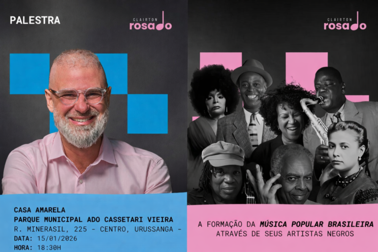 Palestra em Urussanga destaca raízes da música popular brasileira