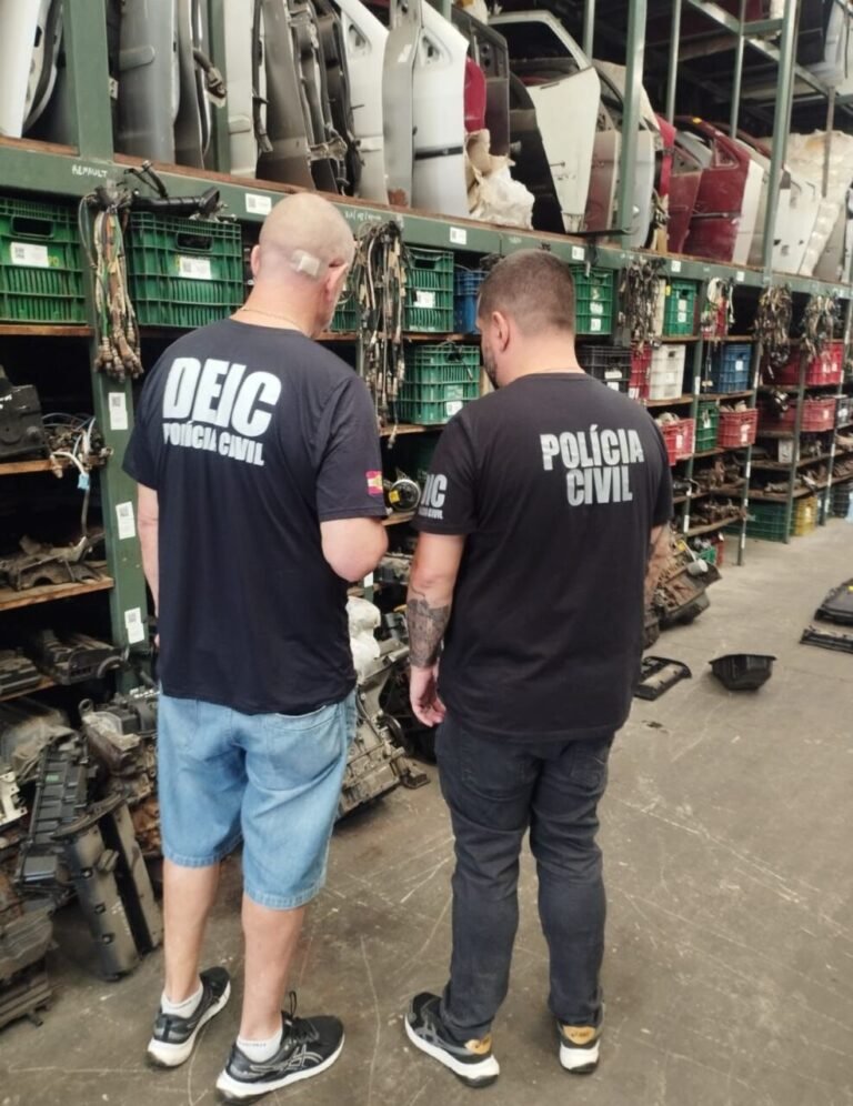 combate ao comércio ilegal de peças automotivas em Tubarão