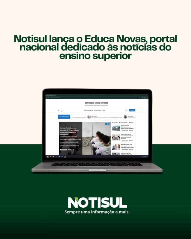 Notisul lança o Educa Novas, portal nacional dedicado às notícias do ensino superior