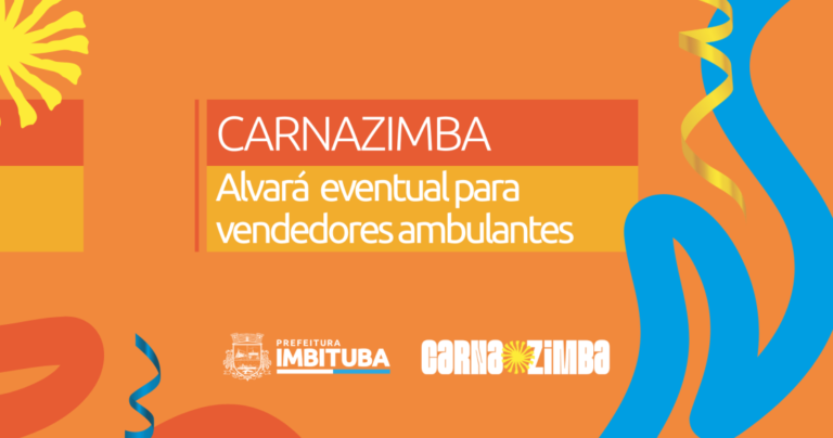 Imbituba prorroga inscrições para ambulantes atuarem no Carnaval 2026
