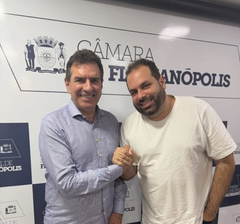 Visita de João Cobalchini a Tubarão