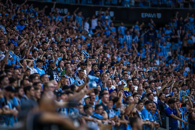 Mais de 51 mil torcedores lotaram o Estádio da Arena do Grêmio