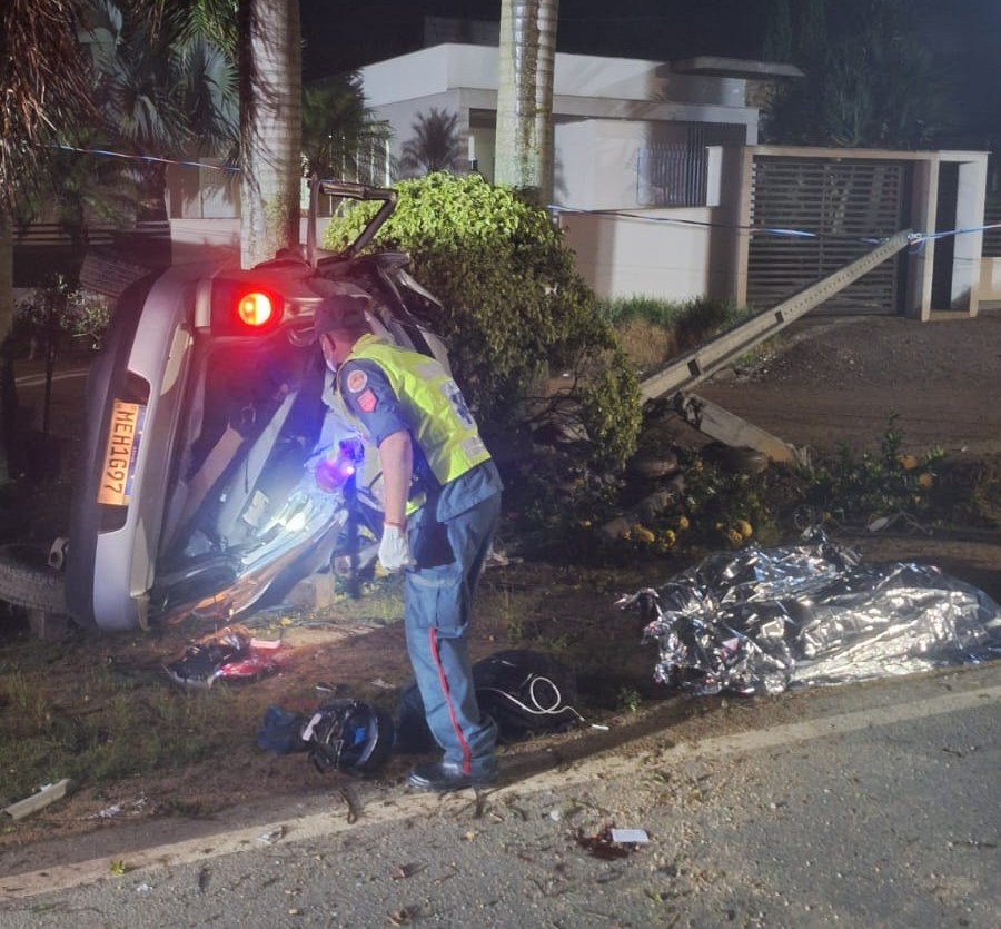 acidente SC-108 Braço do Norte