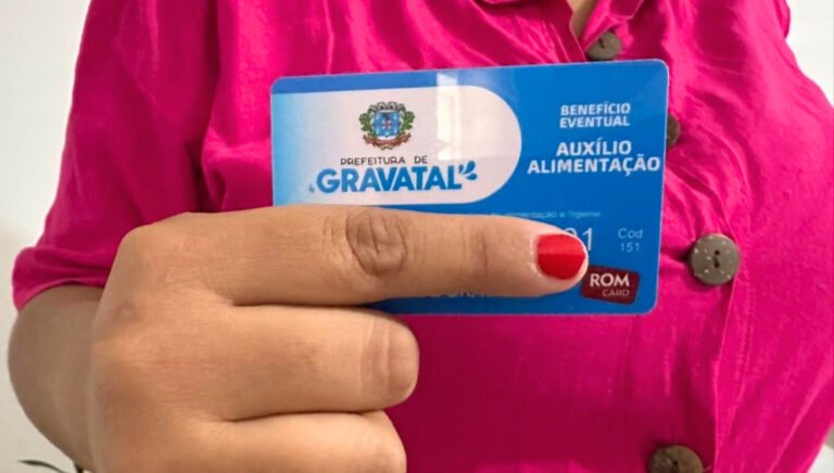 Gravatal substitui cesta básica por cartão de auxílio alimentação