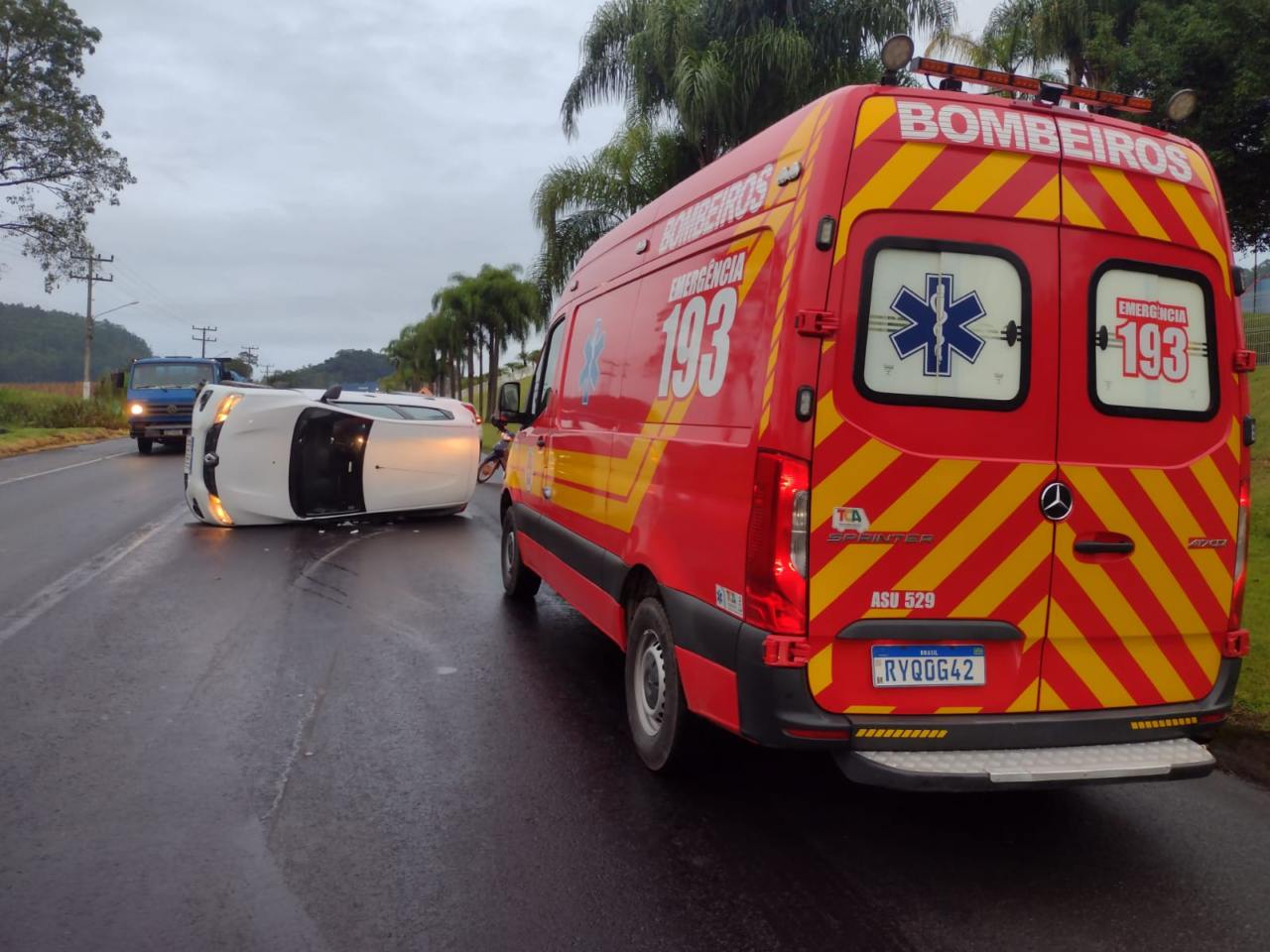 ocorrências bombeiros Tubarão