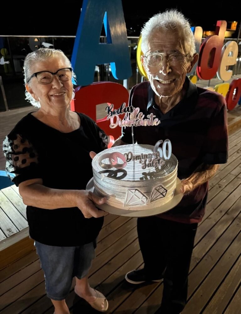 Casal celebra 60 anos de união e reúne quatro gerações em Araranguá
