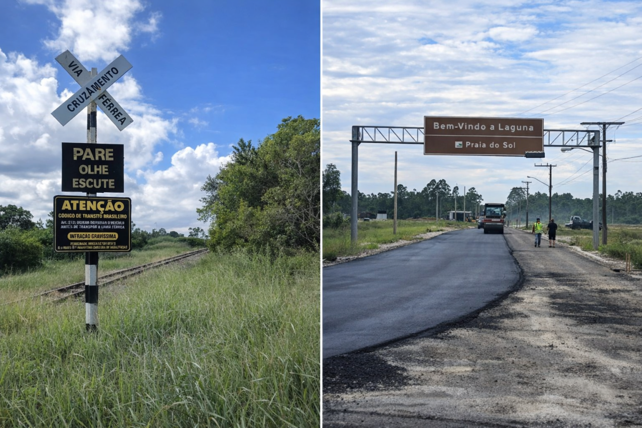 FTC e Laguna discutem acesso sobre linha férrea