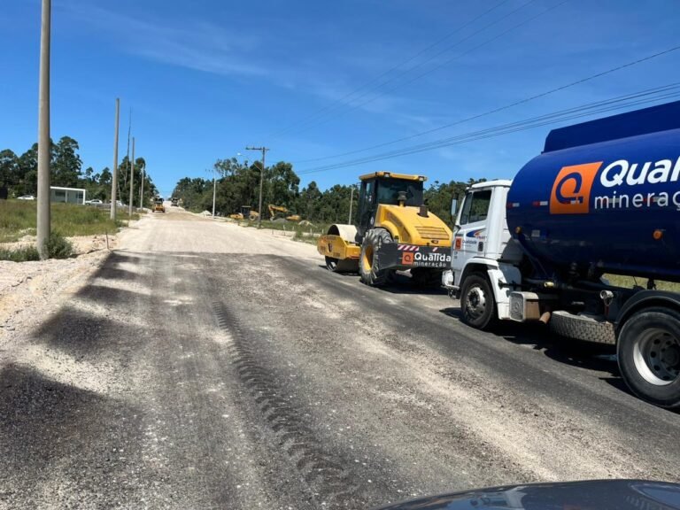 asfaltamento acesso Praia do Sol