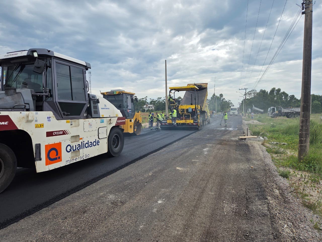 asfaltamento acesso Praia do Sol