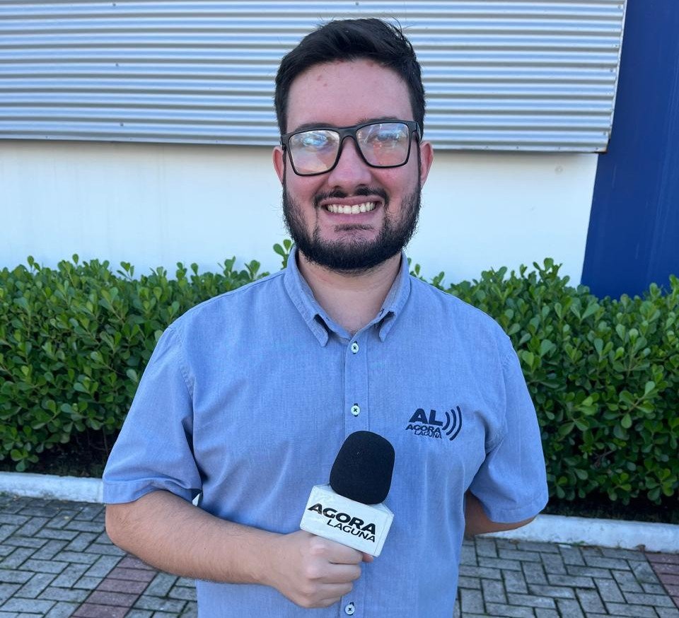 Jornalista do Agora Laguna, Luís Cláudio Abreu