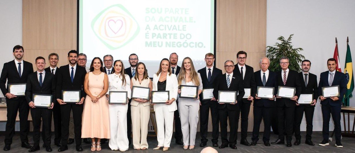 Nova diretoria da Acivale toma posse em Braço do Norte