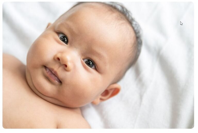 saúde do copuro cabeludo do bebê