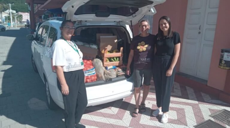 Laguna distribui mais de 3 toneladas de alimentos para famílias e entidades