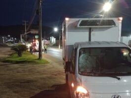 ciclista morto SC-370 Tubarão