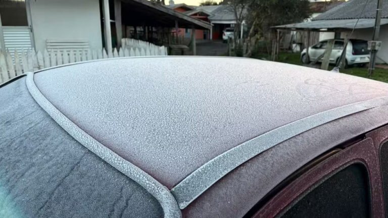 Serra Catarinense registra -3,3°C, a menor temperatura de 2026