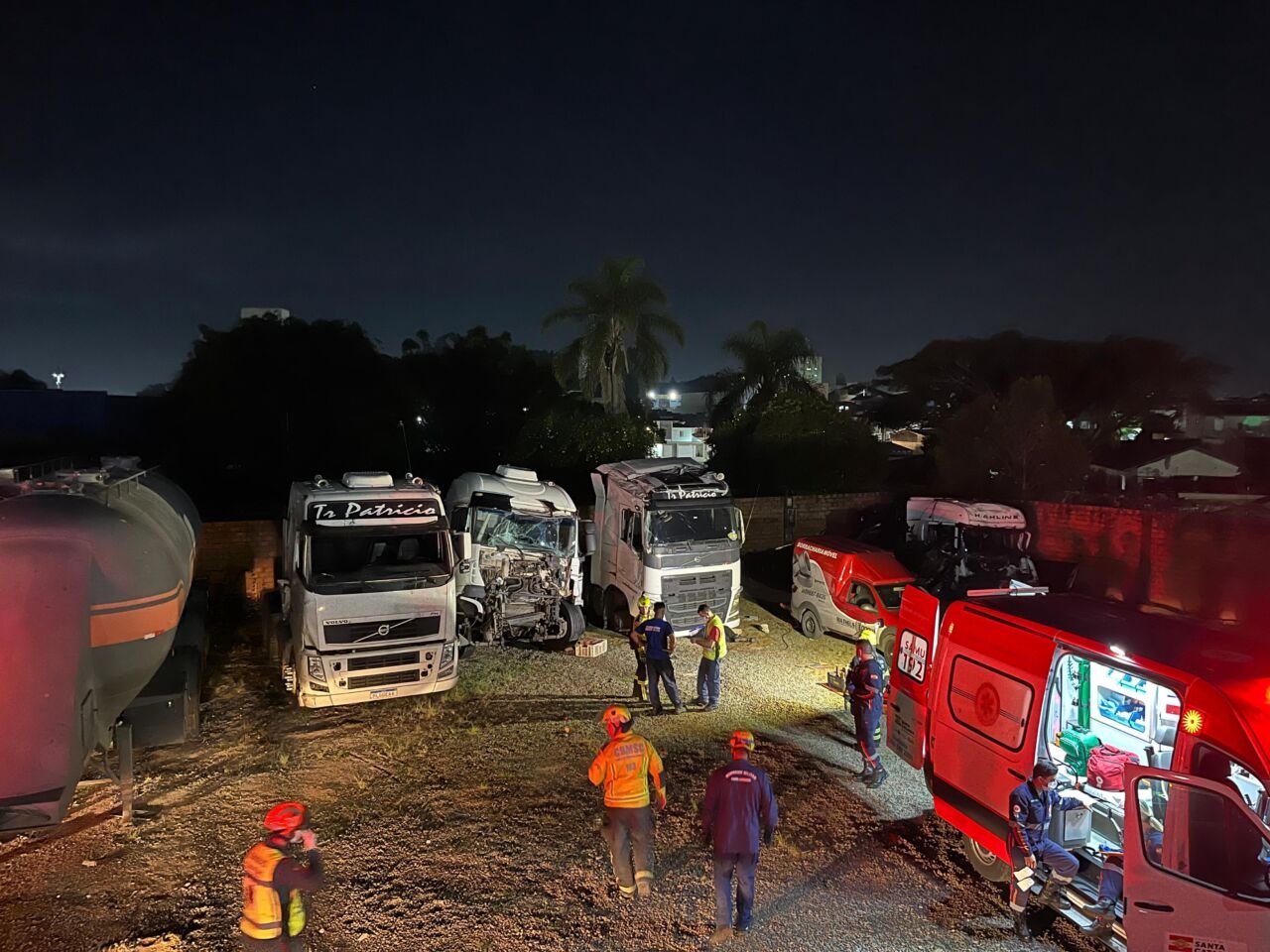 trabalhador morre prensado por caminhão em Tubarão