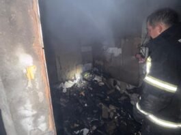 Incêndio em residência em Imbituba
