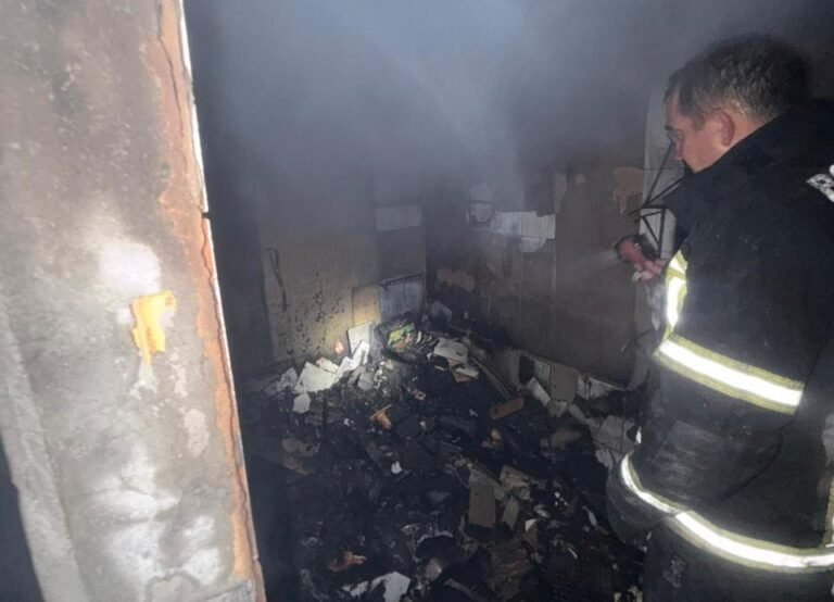 Incêndio em residência em Imbituba