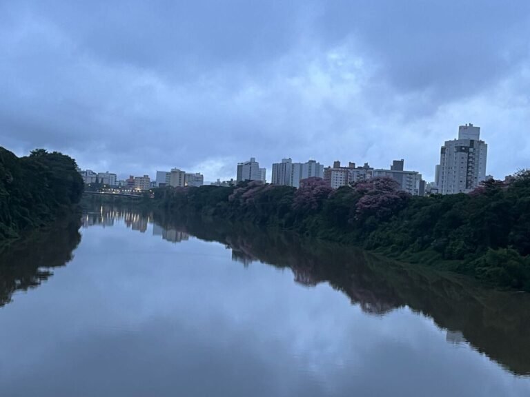 chuva e frio no Sul de SC