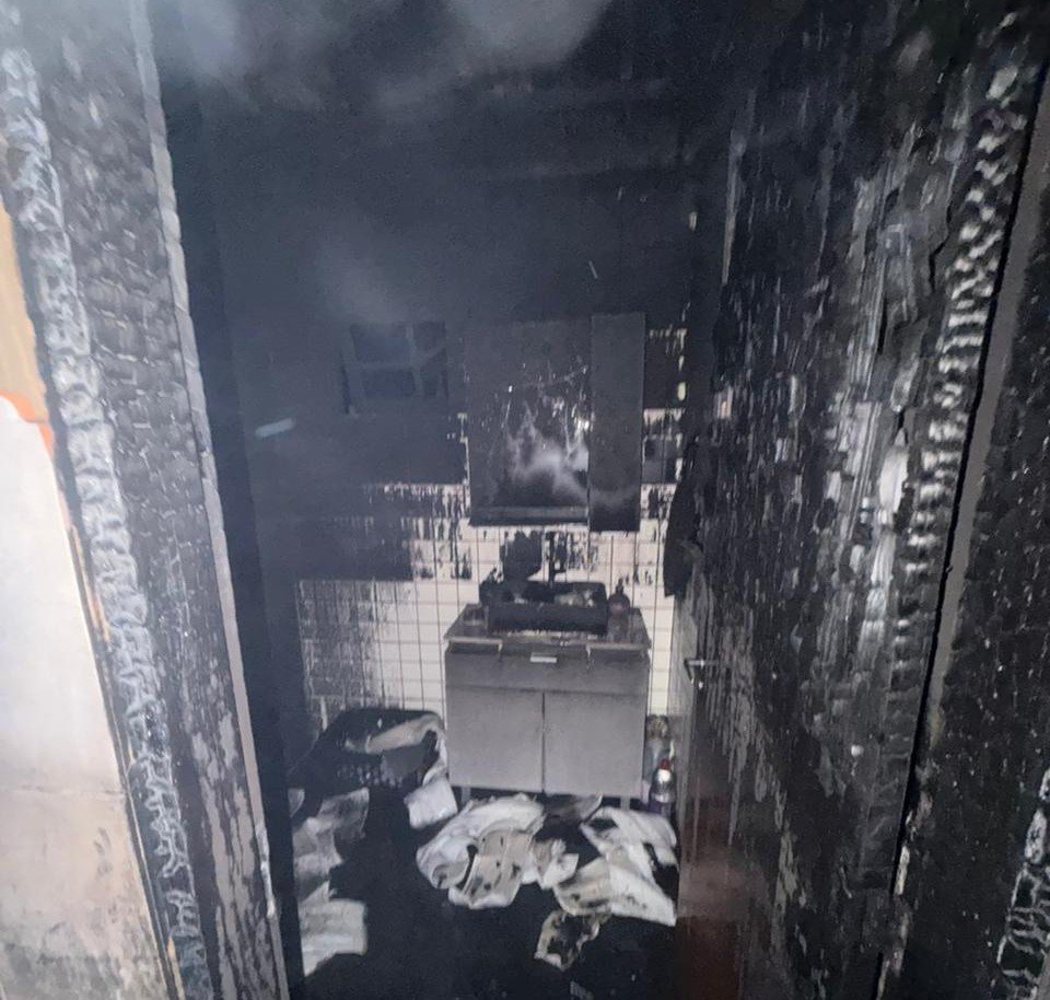 Incêndio em residência em Imbituba