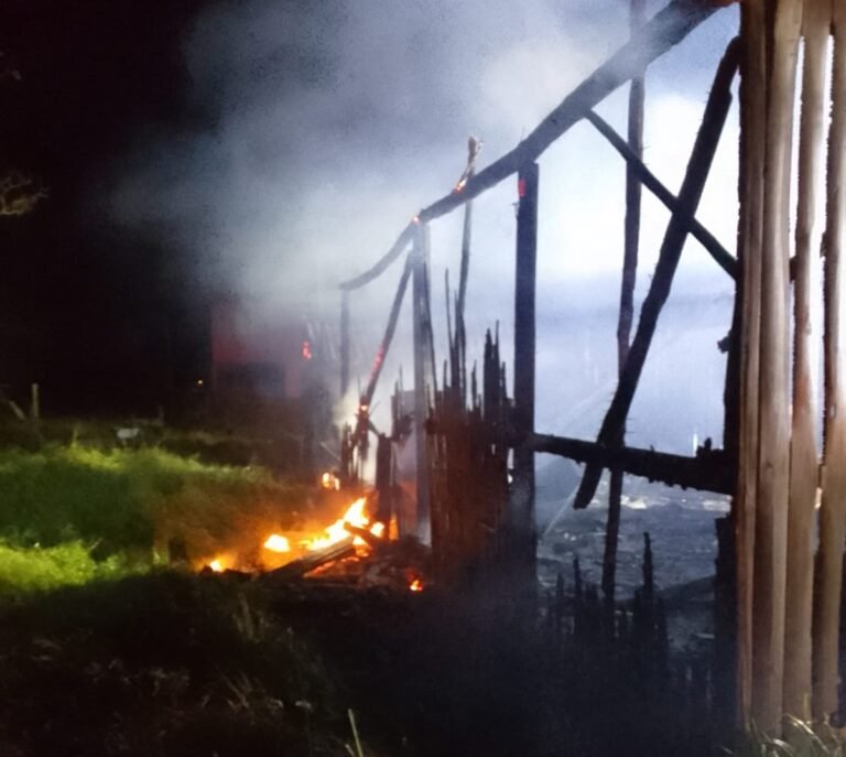 incêndio em Imaruí