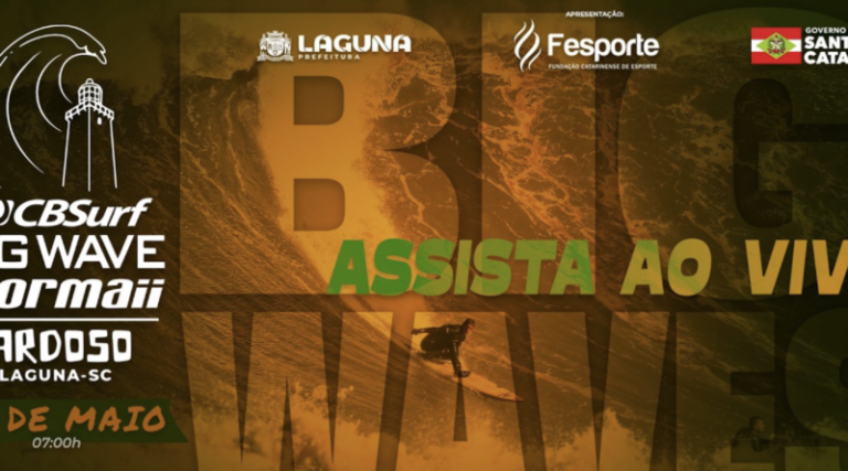 Laguna recebe campeonato nacional de ondas grandes com previsão de até 4 metros