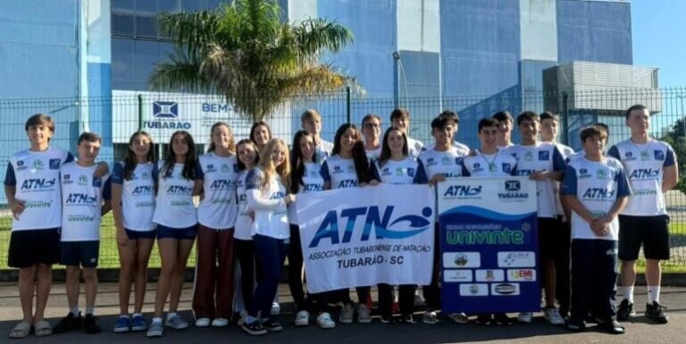 ATN representa Tubarão no Sul-Brasileiro Infanto-Juvenil de Natação