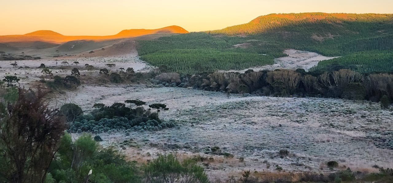 frio intenso na Serra Catarinense