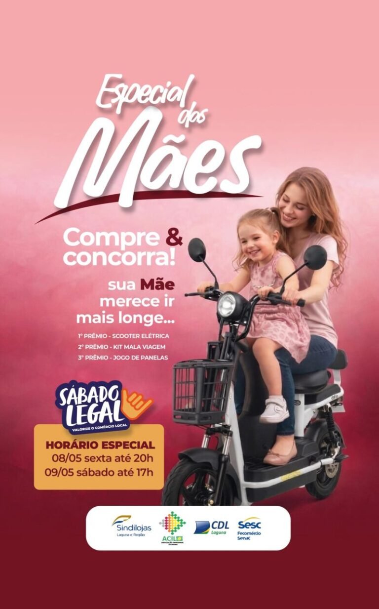 Comércio de Laguna terá horário especial no Dia das Mães