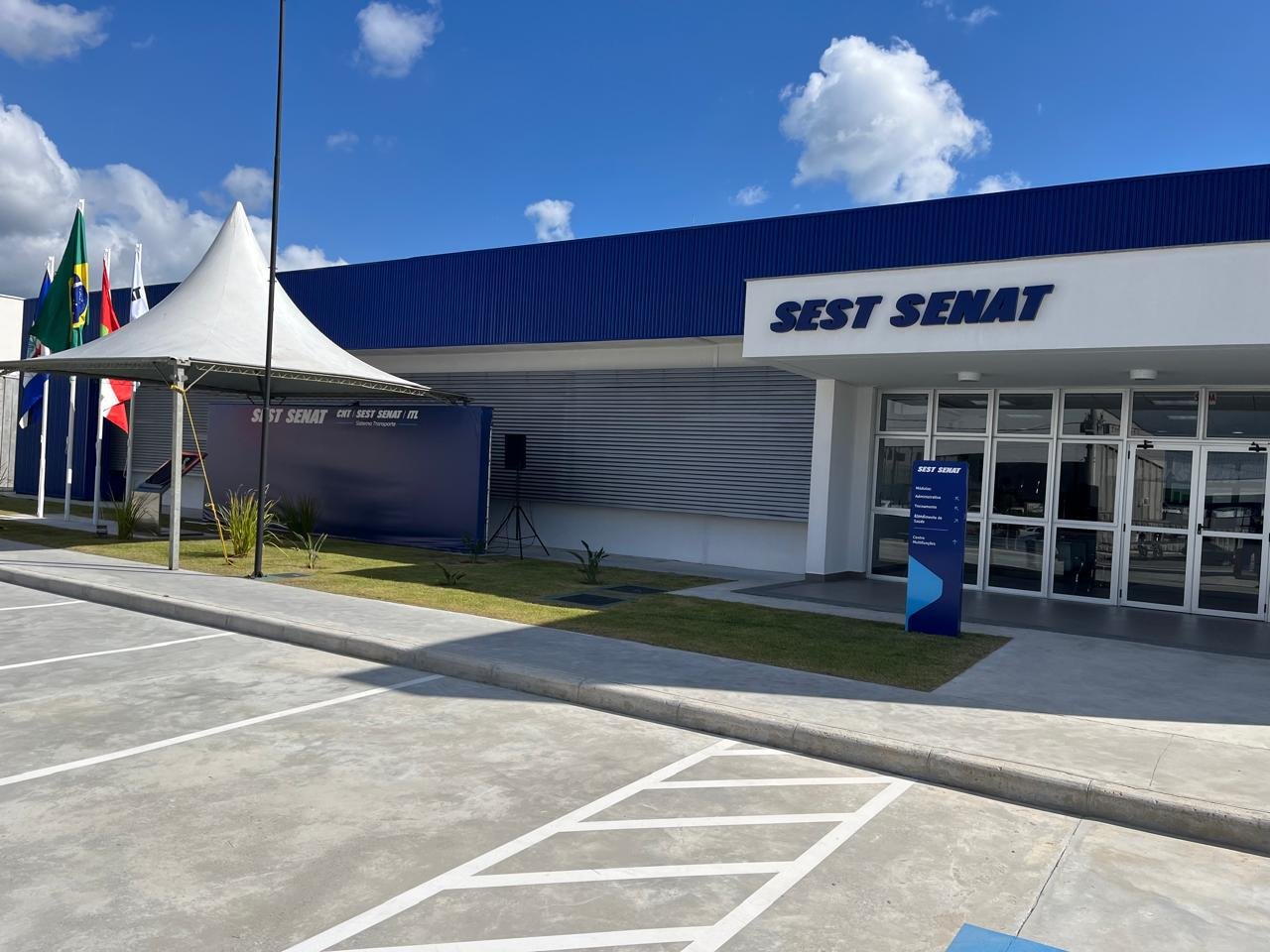 inauguração Sest Senat Tubarão