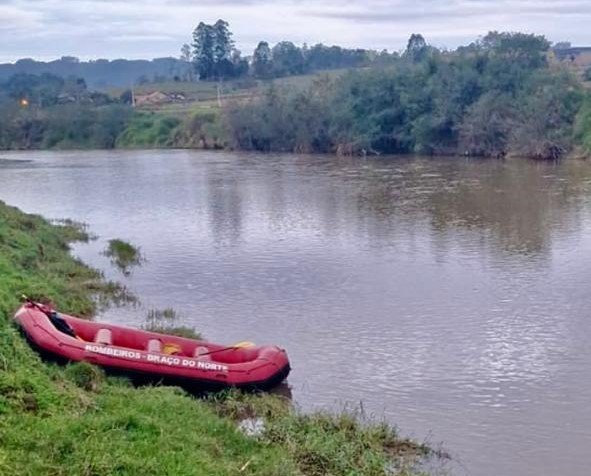 corpo encontrado rio Braço do Norte