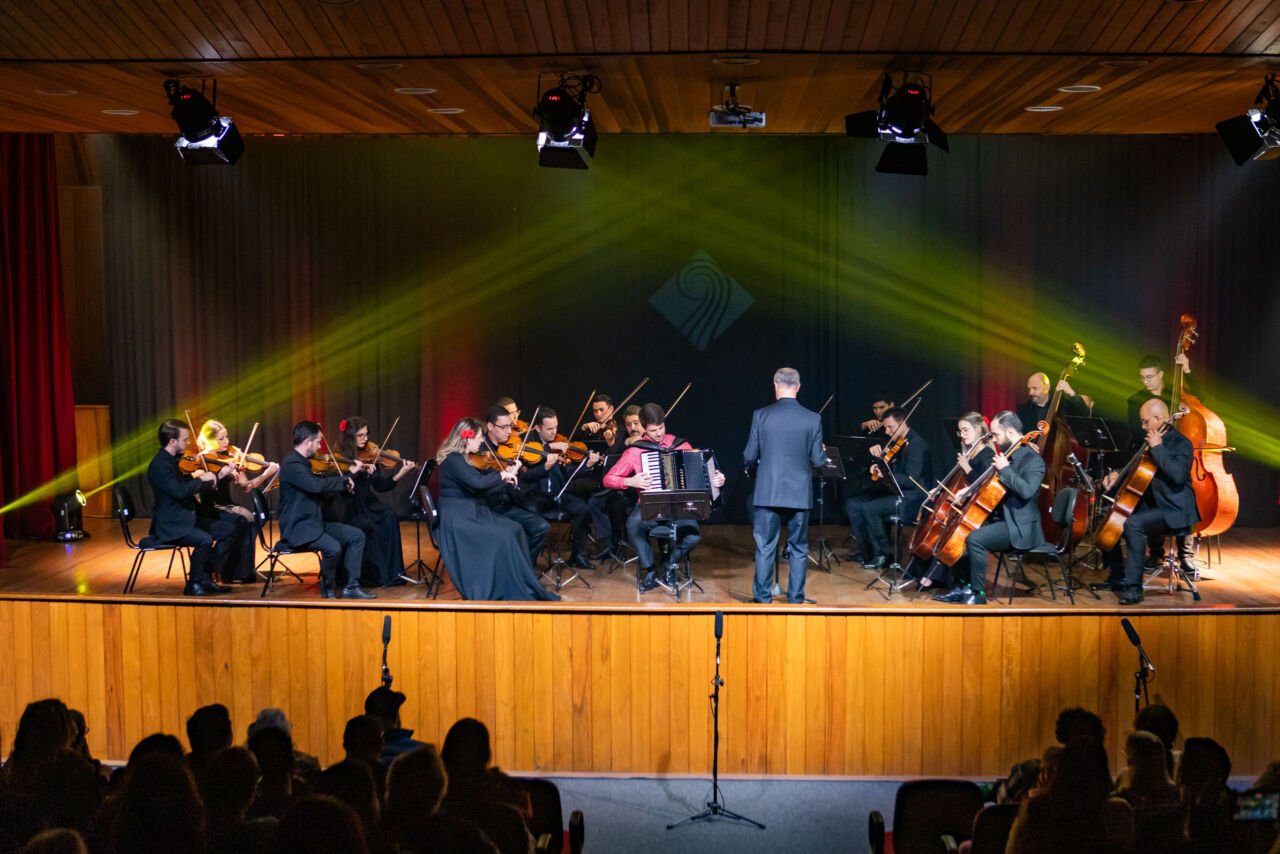 concerto de tango em Nova Veneza