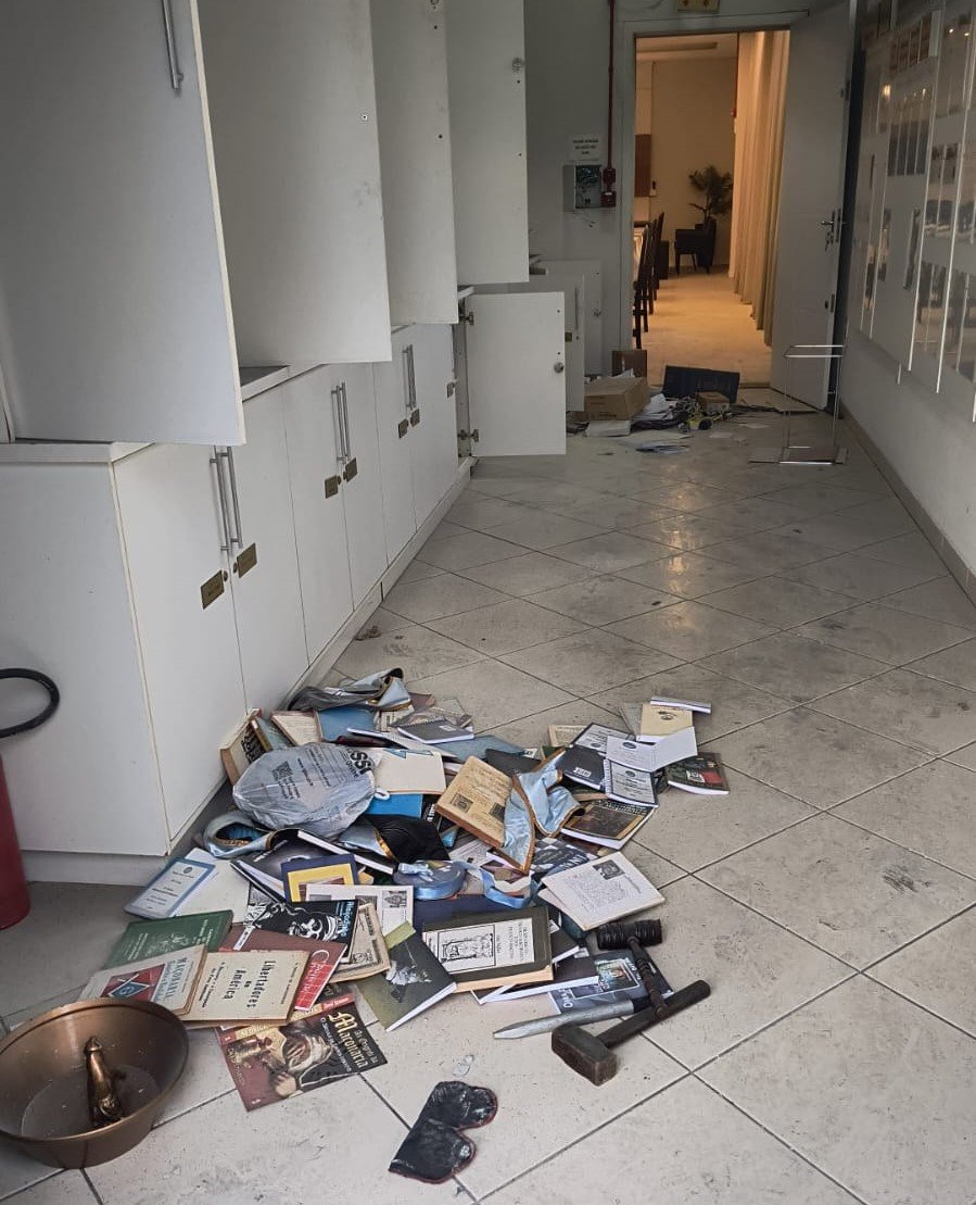 Centro Cultural da Maçonaria é alvo de novo ataque em Tubarão