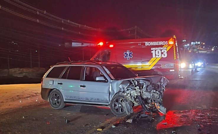 acidente bn bombeiros acidente na SC-108