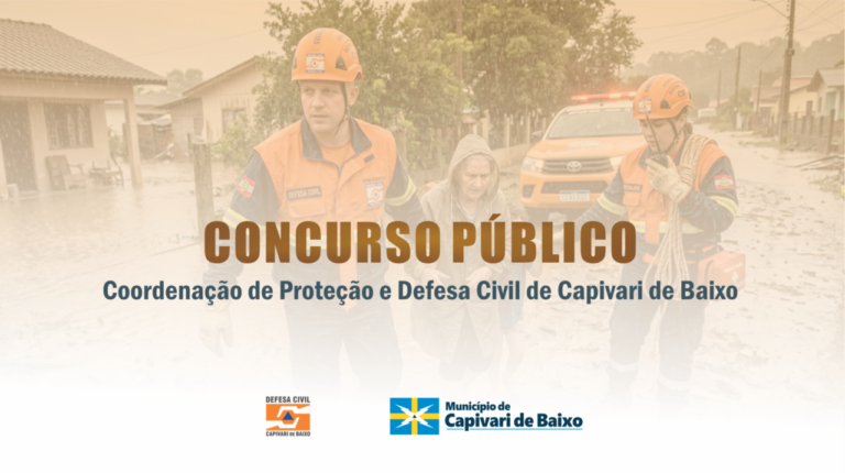 concurso Defesa Civil Capivari