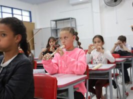 Tubarão leva aulas de música a até 600 estudantes da rede municipal