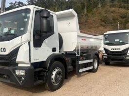 Gravatal investe cerca de R$ 800 mil em dois novos caminhões novos caminhões em Gravatal